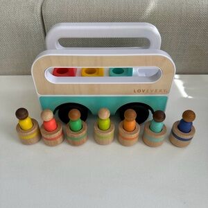 Lovevery Wooden bus and Color Matching Toy for Kids